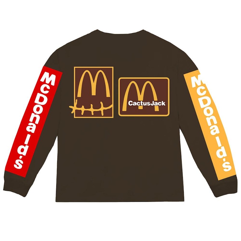 Order Travis Scott x CPFM 4 CJ Camiseta Larga Marrón Edición Souvenir
