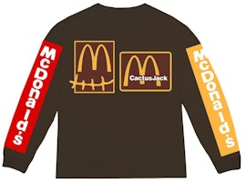 Travis Scott x CPFM 4 CJ Camiseta Larga Marrón Edición Souvenir Order Travis Scott x CPFM 4 CJ Camiseta Larga Marrón Edición Souvenir