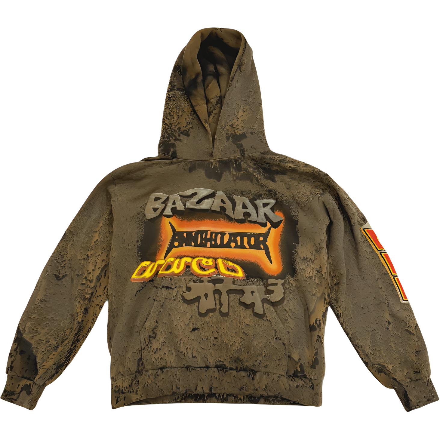Travis Scott x CPFM FW24 Brown Tie-Dye Logo Hoodie Unisex ETCJ-CPFM-HS01