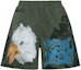 Buy Travis Scott x Fragment Cactus Jack Eagle Logo Shorts Olive Green Pria. CJFN-SS32