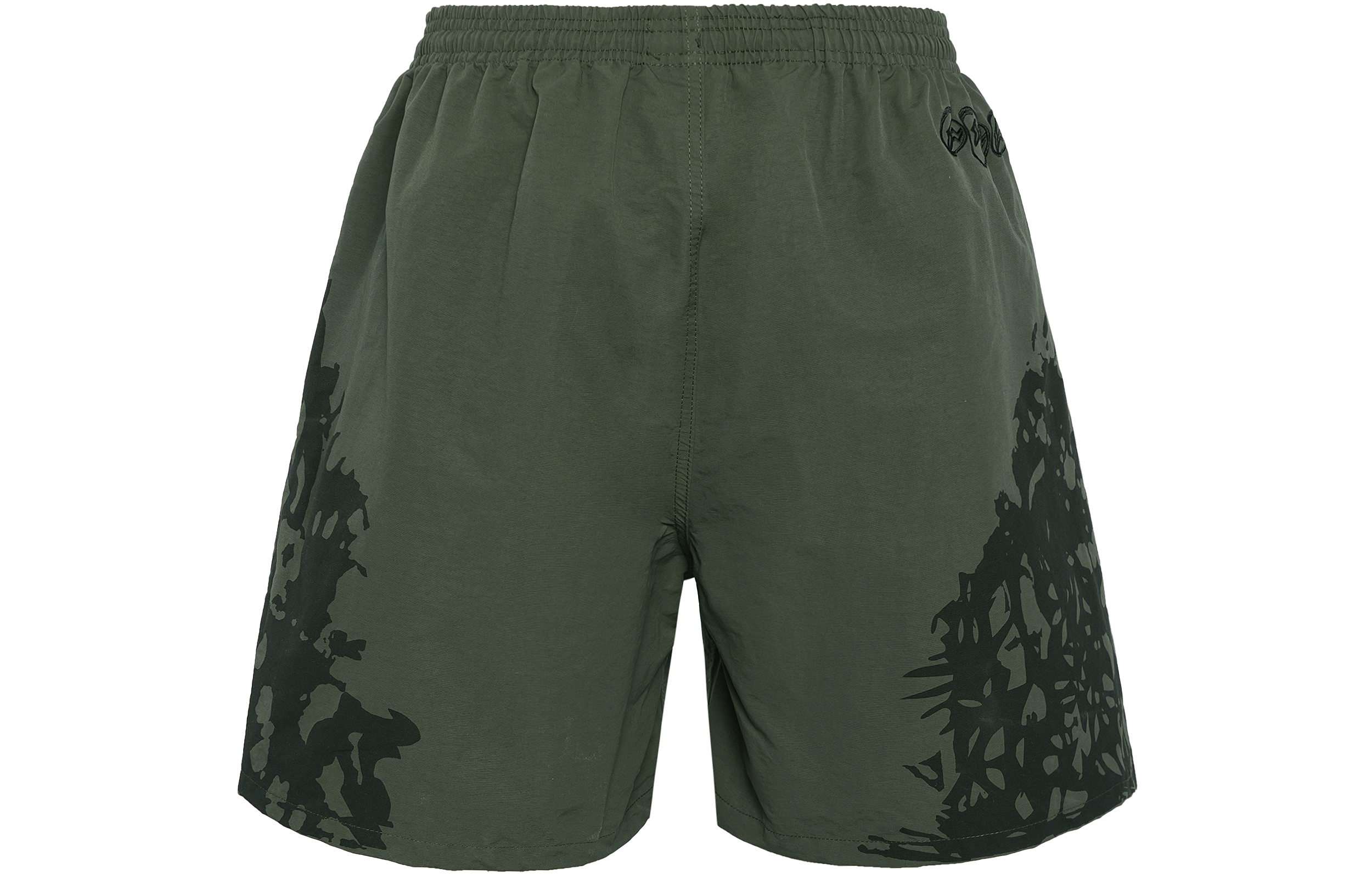 Lookbook Travis Scott x Fragment Cactus Jack Eagle Logo Shorts Olive Green Pria. CJFN-SS32