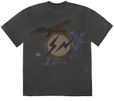 Travis Scott x Fragment Create T-shirt Washed Black Travis Scott x Fragment Create T-shirt Washed Black