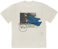 Travis Scott x Fragment Manifest T-shirt Cream Travis Scott x Fragment Manifest T-shirt Cream