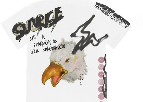 Travis Scott x Fragment Sunrise Tee White Order Travis Scott x Fragment Sunrise Tee White