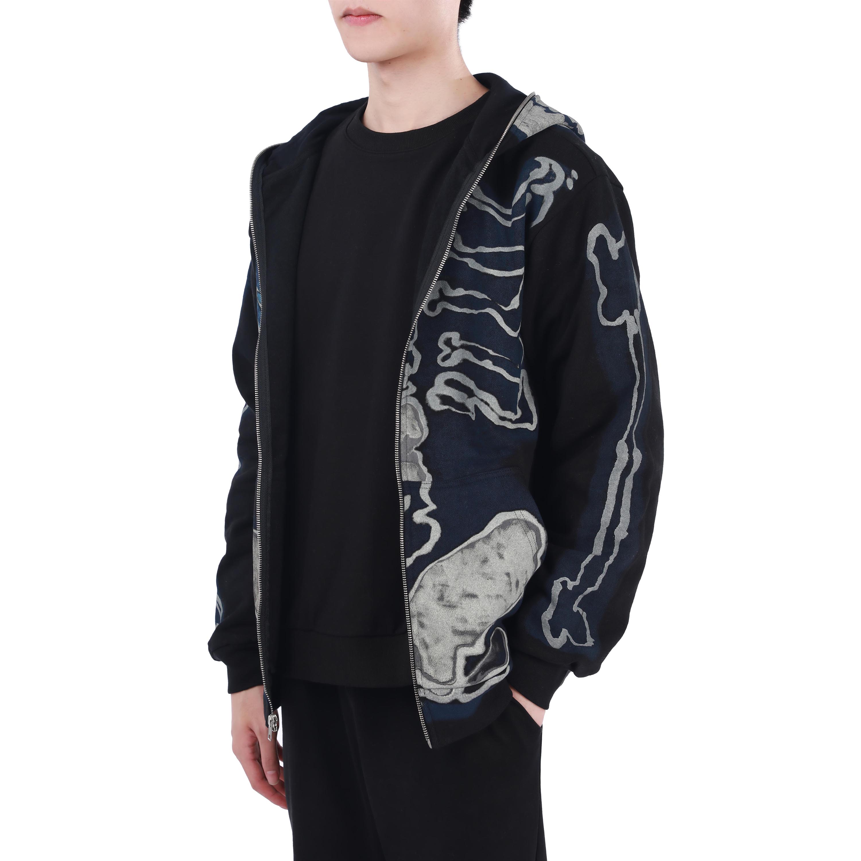 Purchase Sudadera Unisex Negra Travis Scott x Hiroshi Fujiwara Cactus Jack Logo Zip. CJFR-HZ07