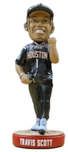 Travis Scott x Houston Rockets Patung Bobblehead SGA Hitam Buy Travis Scott x Houston Rockets Patung Bobblehead SGA Hitam