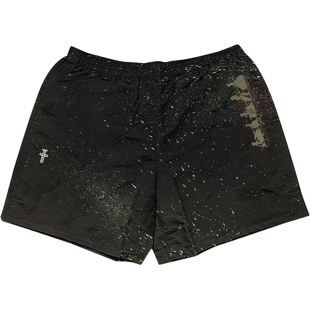 Travis Scott x Jordan  Solid Color Printed Casual Shorts CJOL-PS06