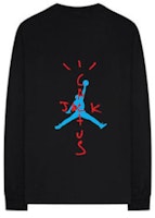 Travis Scott x Jordan Cactus Jack Camiseta Negra de Manga Larga Order Travis Scott x Jordan Cactus Jack Camiseta Negra de Manga Larga