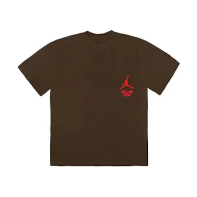 Travis Jordan Cactus Jack Reverse Swoosh Chocolate T-Shirt Unisex. TC-304