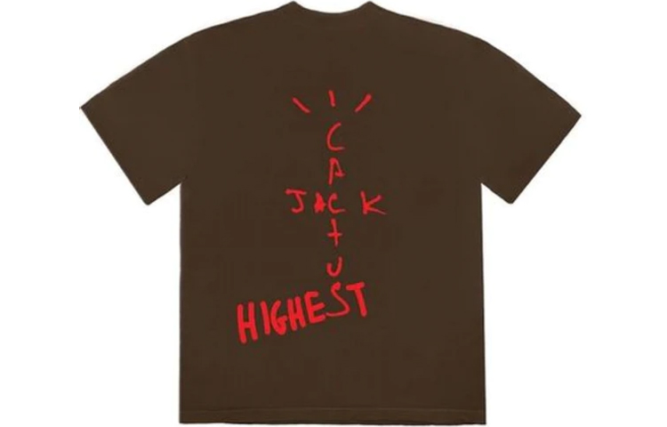 Lookbook Travis Scott x Jordan Cactus Jack 反勾巧克力短袖T恤 男女適穿款式 TC-304