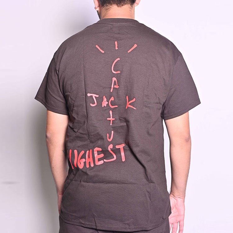 Purchase Travis Scott x Jordan Cactus Jack 反勾巧克力短袖T恤 男女適穿款式 TC-304