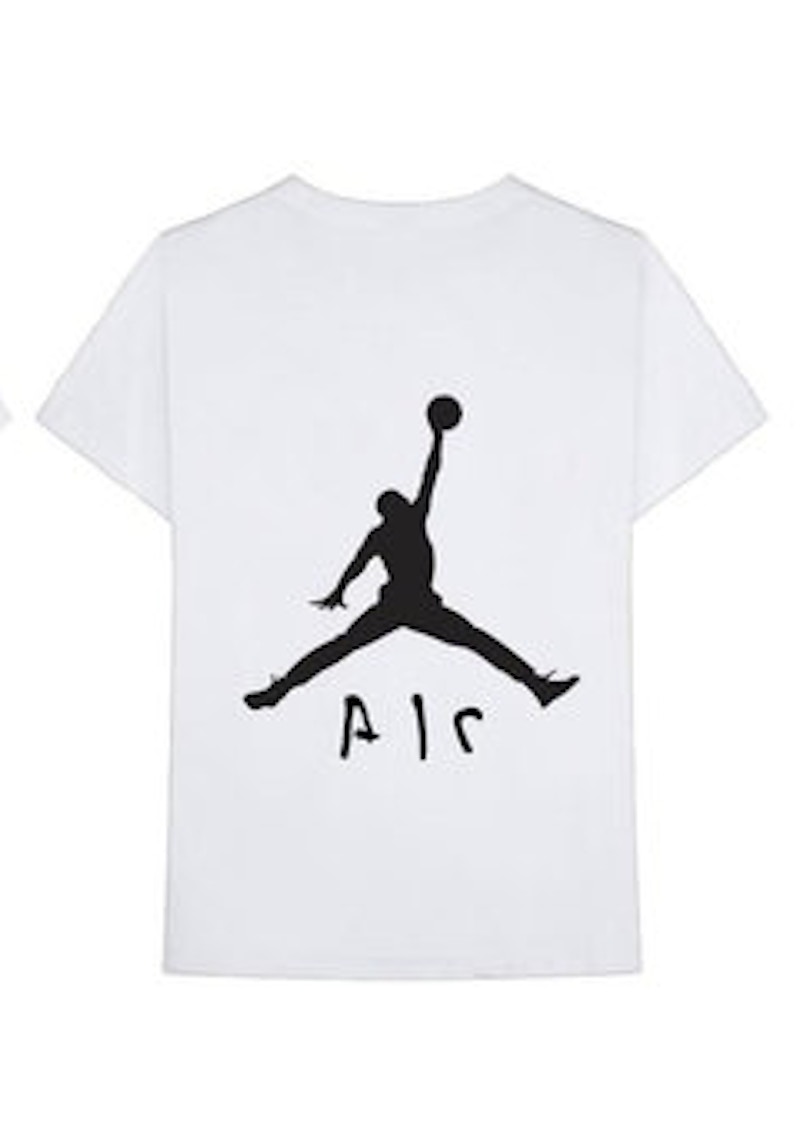 Order Travis Scott x Jordan 小標誌 Cactus Jack 白色T恤