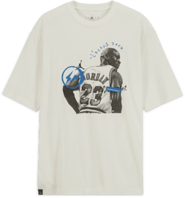 Travis Scott x Jordan x Fragment T-shirt White Buy Travis Scott x Jordan x Fragment T-shirt White