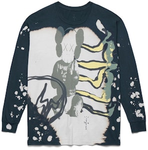 Camiseta Manga Larga Travis Scott x KAWS x Fragment Multi Gris Buy Camiseta Manga Larga Travis Scott x KAWS x Fragment Multi Gris