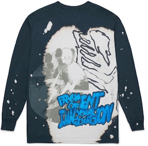 Camiseta Manga Larga Travis Scott x KAWS x Fragment Multi Gris Order Camiseta Manga Larga Travis Scott x KAWS x Fragment Multi Gris