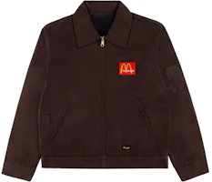 Travis Scott x McDonald's Billions Served Brown Zip-Up Jacket Unisex CJMD-0J50 Travis Scott x McDonald's Billions Served Brown Zip-Up Jacket Unisex CJMD-0J50