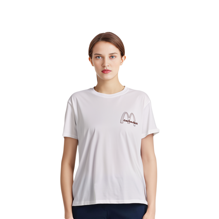 Purchase Kaos Kolaborasi Travis Scott x McDonald''s Putih Unisex Kasual. CJMDSS37