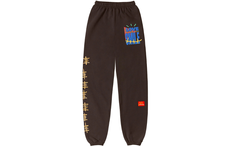 Travis McDonald's Smile Tee Cartoon Print Unisex Tee Brown. TC-282 圖 2