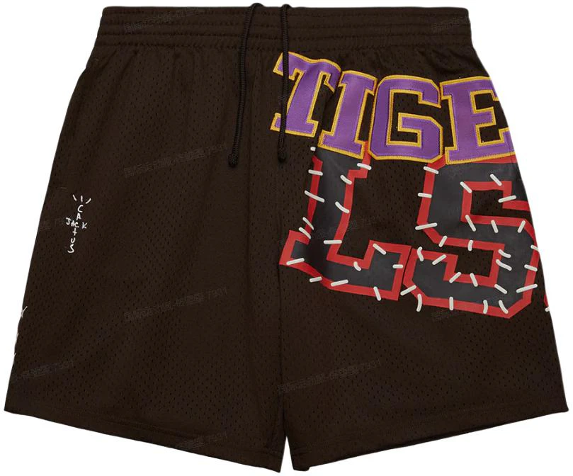 travis-scott-x-mitchell-and-ness-ss-24-lsu-letter-print-brown-shorts-unisex-bt-9324-lsubrow