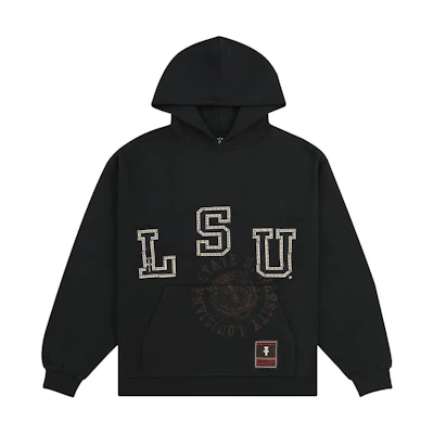 Travis Mitchell & Ness SS24 LSU Logo Hoodie Black Unisex TH9326-LSUBLCK
