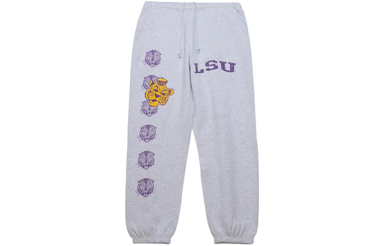 Order Travis Scott x Mitchell & Ness Pantalones Jogger LSU SS24 Unisex Grises. BT9328-LSUGYHT