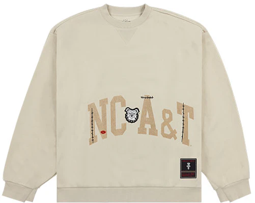 Travis Scott x Mitchell & Ness SS24 NC A&T University Brown Crewneck Sweater FC9327-NCUTAN1 Buy Travis Scott x Mitchell & Ness SS24 NC A&T University Brown Crewneck Sweater FC9327-NCUTAN1