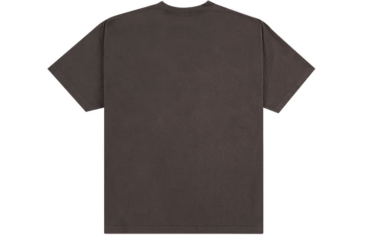 Lookbook Travis Scott x Mitchell & Ness SS24 NC A&T 大學標誌棕色T恤 男女適穿。 SS9917-NCUBROW