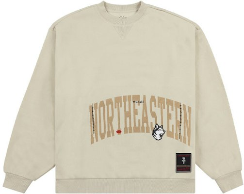Travis Scott x Mitchell & Ness SS24 東北大學棕色標誌印花長袖上衣 FC9327-NEUTAN1 Buy Travis Scott x Mitchell & Ness SS24 東北大學棕色標誌印花長袖上衣 FC9327-NEUTAN1
