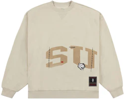 Travis Scott x Mitchell & Ness SS24 Southern University Logo Brown Crewneck FC9327-SUATAN1 Travis Scott x Mitchell & Ness SS24 Southern University Logo Brown Crewneck FC9327-SUATAN1