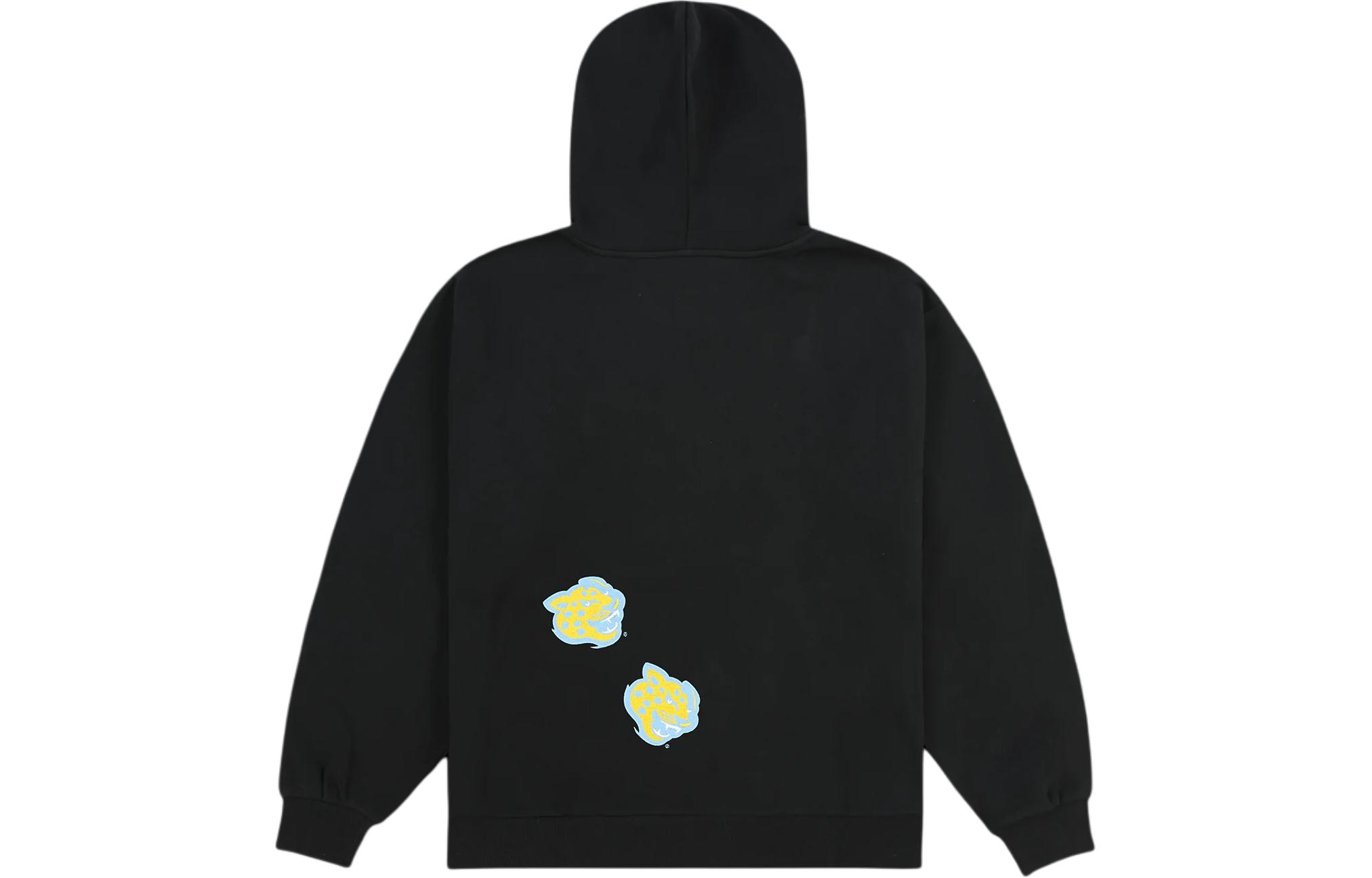 Lookbook Travis Scott x Mitchell & Ness SS24 南方大學Logo黑色連帽衫 TH9326-SUABLCK