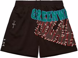 Travis Scott x Mitchell & Ness SS24 Tulane University Logo Brown Gym Shorts Unisex. BT9324-TUUBROW Travis Scott x Mitchell & Ness SS24 Tulane University Logo Brown Gym Shorts Unisex. BT9324-TUUBROW