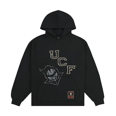 Travis Mitchell & Ness SS24 UCF Graphic Hoodie Unisex Black TH9326-UCFBLCK