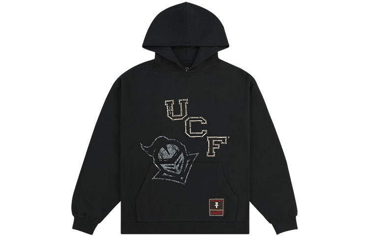 Order Travis Scott x Mitchell & Ness SS24 UCF 圖案連帽衫 男女款 黑色 TH9326-UCFBLCK
