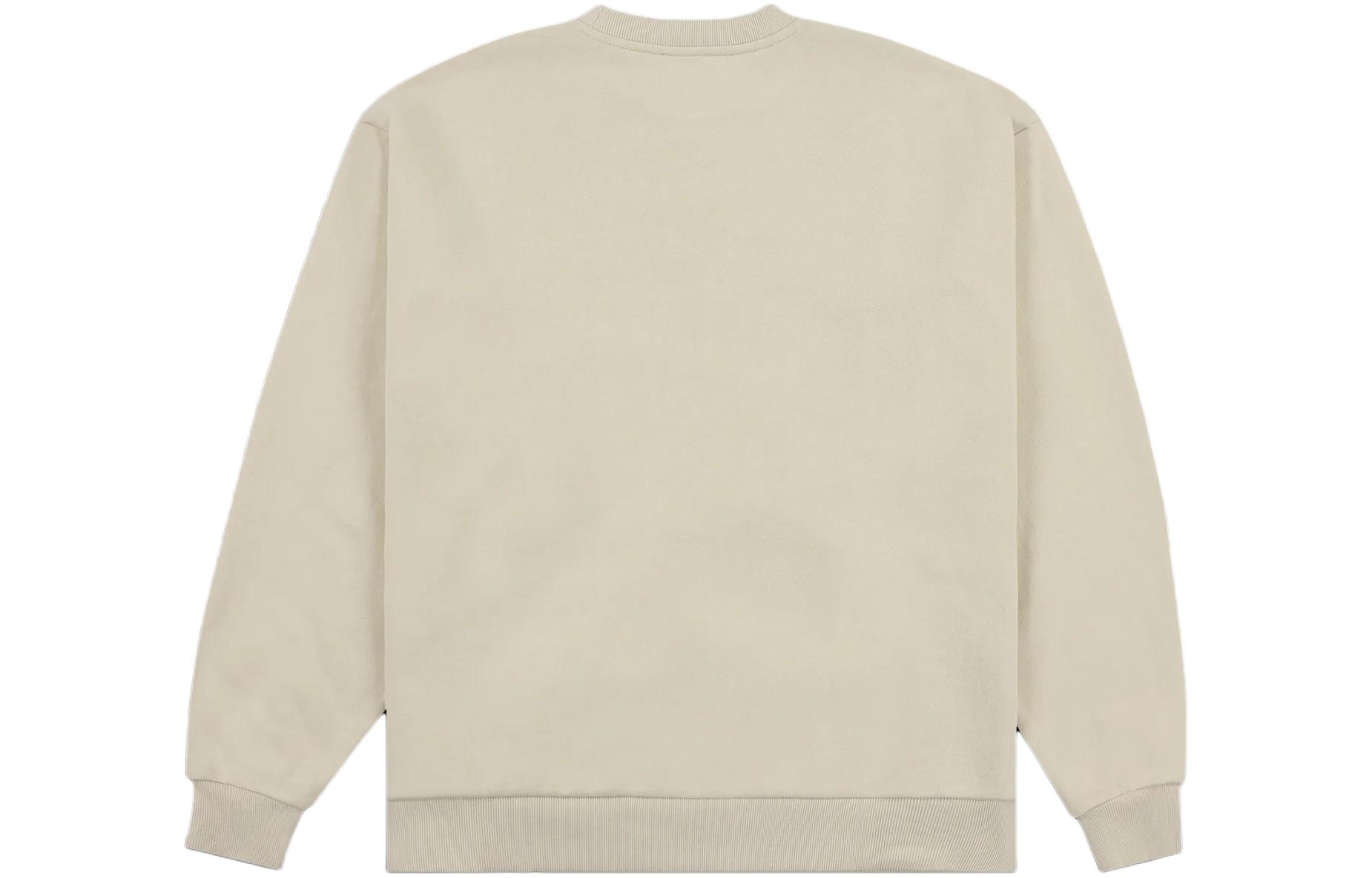 Lookbook Travis Scott x Mitchell & Ness SS24 USC Logo Brown Crewneck Sweatshirt Unisex. FC9327-USCTAN1