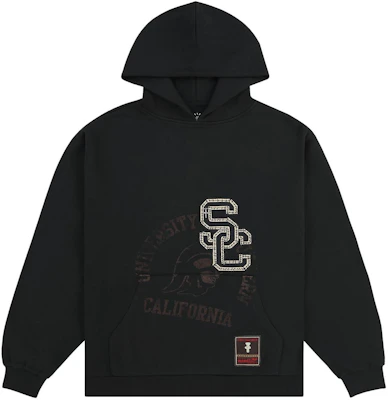 Travis Scott x Mitchell & Ness USC標誌黑色連帽上衣 男女款織衫 TH9326-USCBLCK Buy Travis Scott x Mitchell & Ness USC標誌黑色連帽上衣 男女款織衫 TH9326-USCBLCK