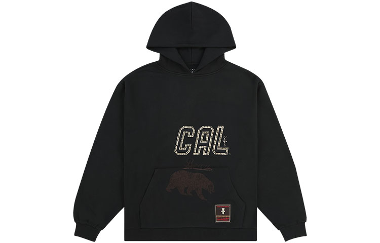 Travis Mitchell & Ness UC Berkeley Logo Hoodie Black Unisex SS24 TH9326-UCBBLCK