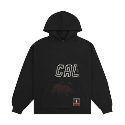 Travis Mitchell & Ness UC Berkeley Logo Hoodie Black Unisex SS24 TH9326-UCBBLCK