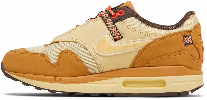 Travis Scott x Nike Air Max 1 'Wheat Lemon Drop' - Kuning Gandum DO9392-701 Lookbook Travis Scott x Nike Air Max 1 'Wheat Lemon Drop' - Kuning Gandum DO9392-701