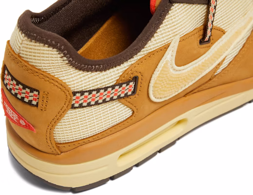 Travis Scott x Nike Air Max 1 'Wheat Lemon Drop' - Kuning Gandum DO9392-701 1