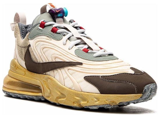 Travis Scott x Nike Air Max 270 React 'Cactus Trails' Edisi Kawan & Keluarga DD8798-200 Lookbook Travis Scott x Nike Air Max 270 React 'Cactus Trails' Edisi Kawan & Keluarga DD8798-200