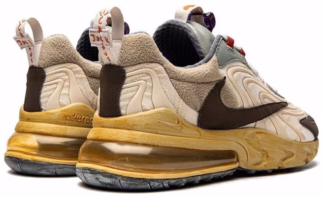 Travis Scott x Nike Air Max 270 React 'Cactus Trails' Edisi Kawan & Keluarga DD8798-200 Shop Travis Scott x Nike Air Max 270 React 'Cactus Trails' Edisi Kawan & Keluarga DD8798-200