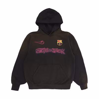 Travis Nike Barcelona Reverse Logo Hoodie Unisex SS25 Edition. FQCJ-HS01