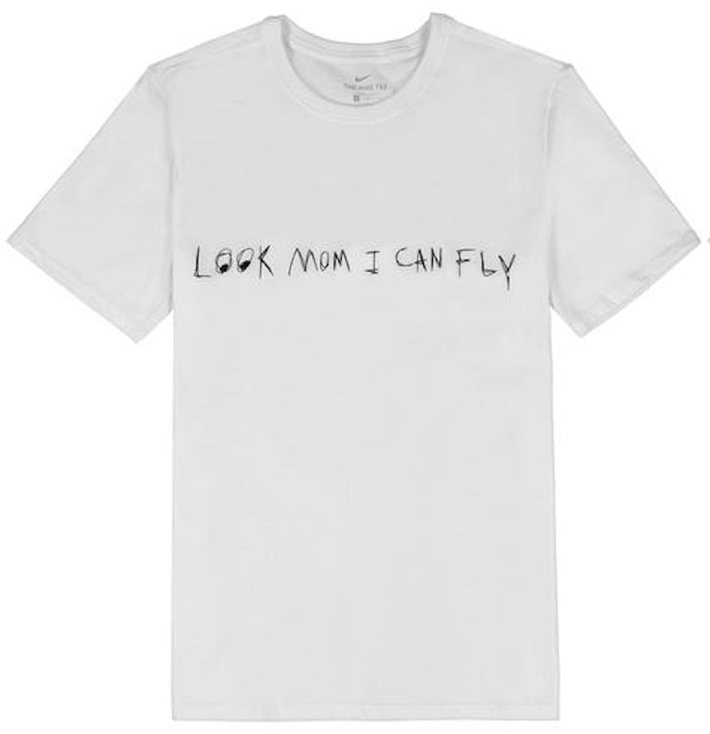 Travis Scott x Nike Look Mom I Can Fly I Tee White