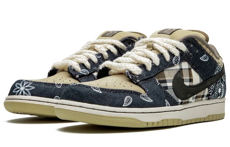 Shop ナイキ トラヴィス SB ダンク ロー "青カーキ" CT5053-001(S-BOX)