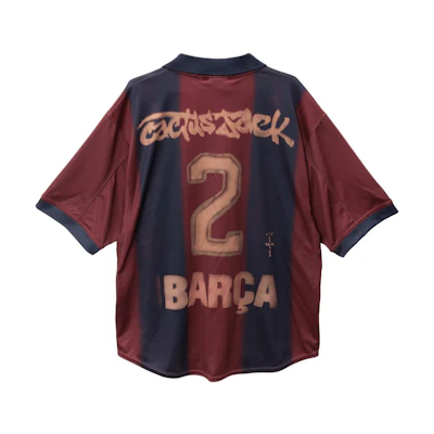 Travis Nike SS25 Barcelona Retro Logo Soccer Jersey Unisex FQCJ-CJ01