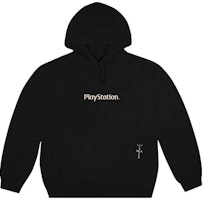 Travis Scott x Playstation Black Letter Graphic Oversized Hoodie Men. CJPS-HS10 Travis Scott x Playstation Black Letter Graphic Oversized Hoodie Men. CJPS-HS10