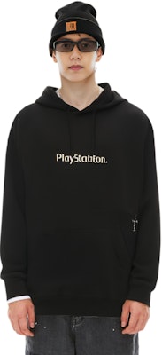 Sudadera con capucha negra Travis Scott x Playstation gráfica oversize para hombre. CJPS-HS10 Shop Sudadera con capucha negra Travis Scott x Playstation gráfica oversize para hombre. CJPS-HS10