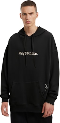 Sudadera con capucha negra Travis Scott x Playstation gráfica oversize para hombre. CJPS-HS10 Details for Sudadera con capucha negra Travis Scott x Playstation gráfica oversize para hombre. CJPS-HS10