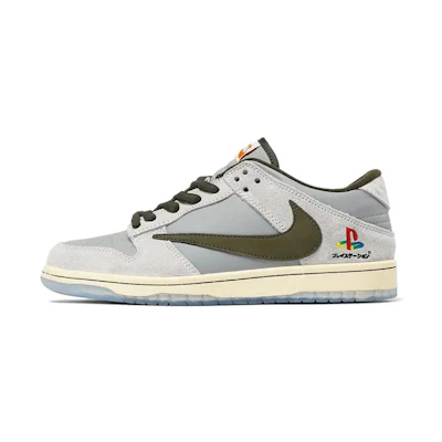 Nike Dunk Low Travis PlayStation 'Gray White'