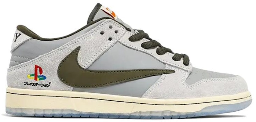Buy Nike Dunk Low x Travis Scott x PlayStation 'Gray White' DA1638-100 - Novelship